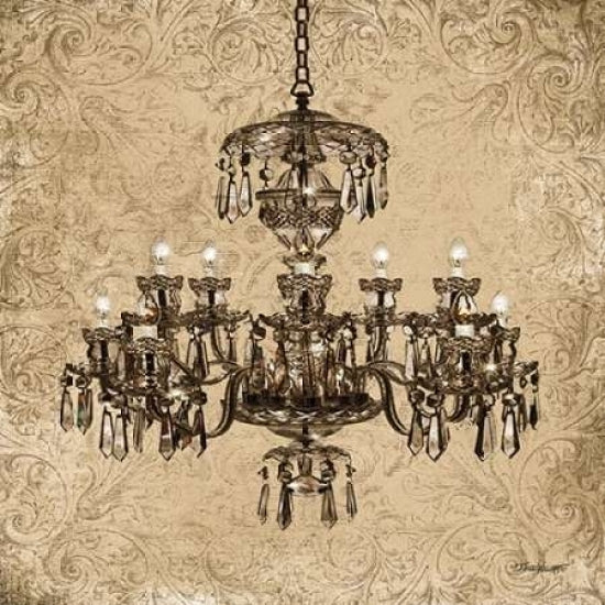 Vintage Chandelier II Poster Print by Todd Williams-VARPDXTWM260 Image 1