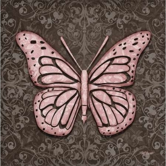 Pink Butterfly IV Poster Print by Todd Williams-VARPDXTWM316 Image 1