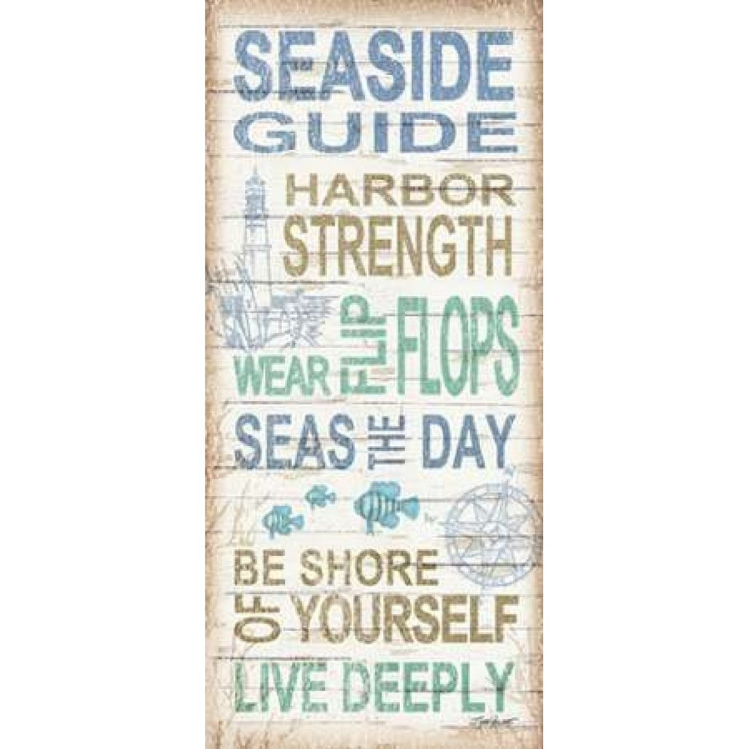 Seaside Guide Poster Print by Todd Williams-VARPDXTWM346 Image 1