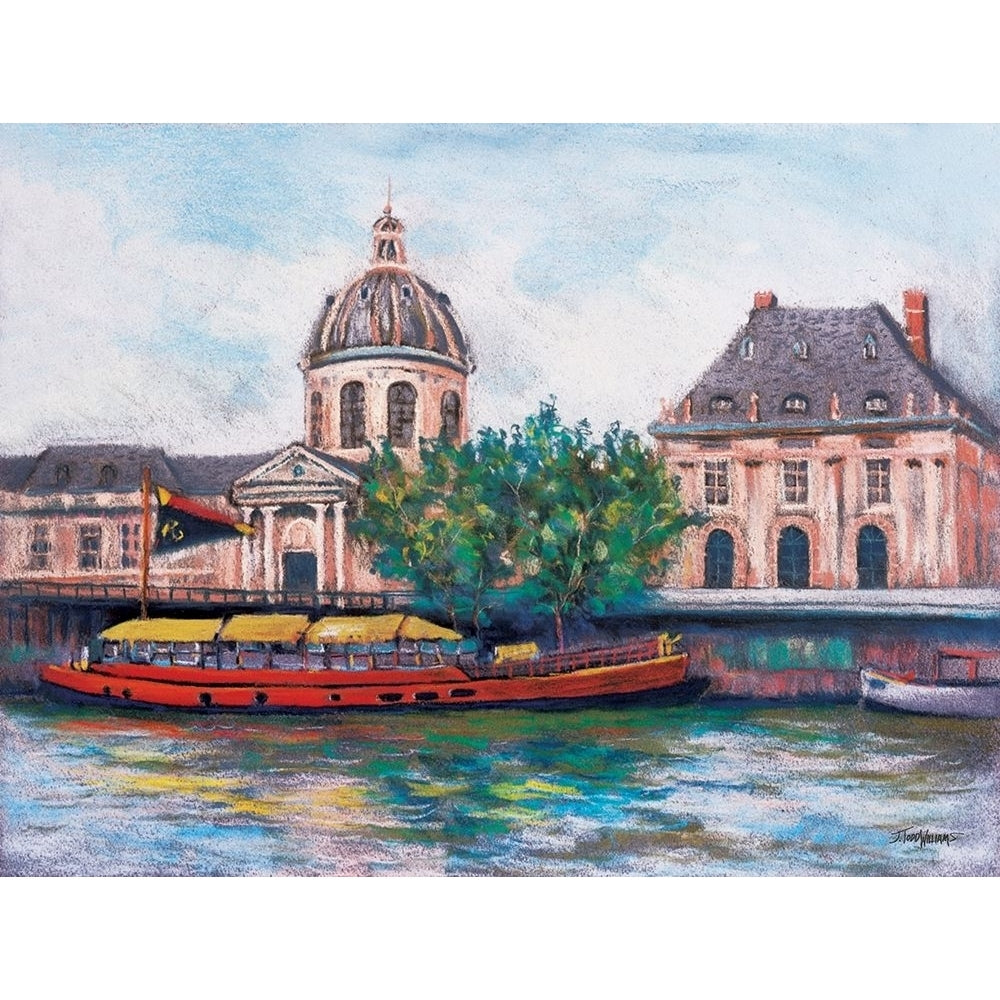 Boats in Paris II Poster Print by Todd Williams-VARPDXTWM401 Image 1