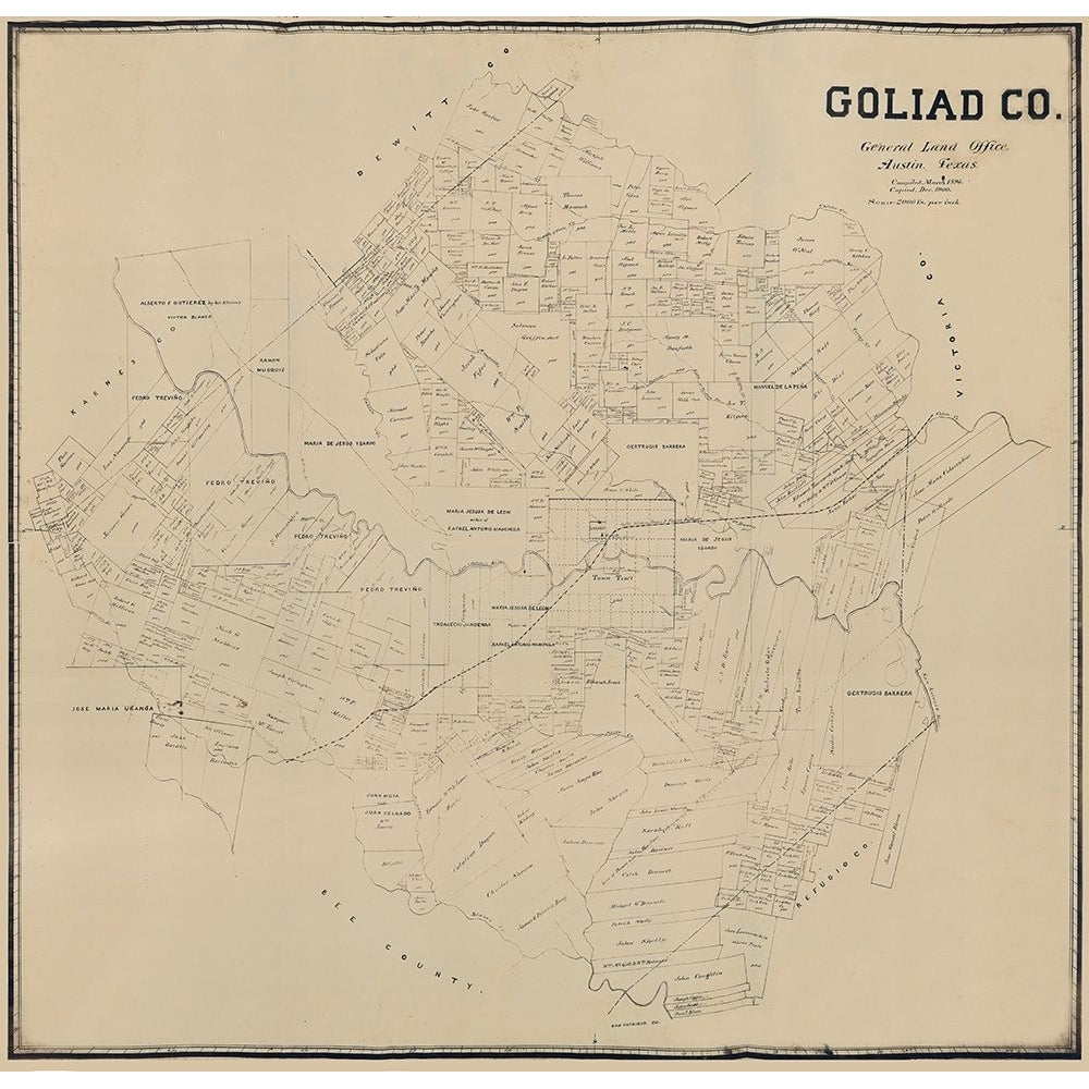 Goliad County Texas -1896 by Unknown-VARPDXTXGO0004 Image 1