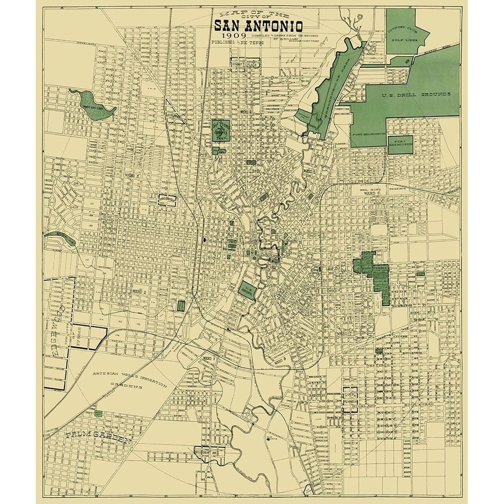 San Antonio Texas - Rullman 1909 by Rullman-VARPDXTXSA0001 Image 1