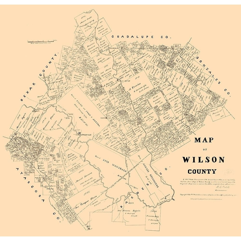 Wilson County Texas - Walsh 1879 by Walsh-VARPDXTXWI0009 Image 1