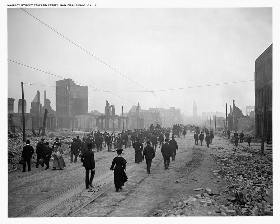 Market Street Post Earthquake by Unknown-VARPDXU742D Image 1