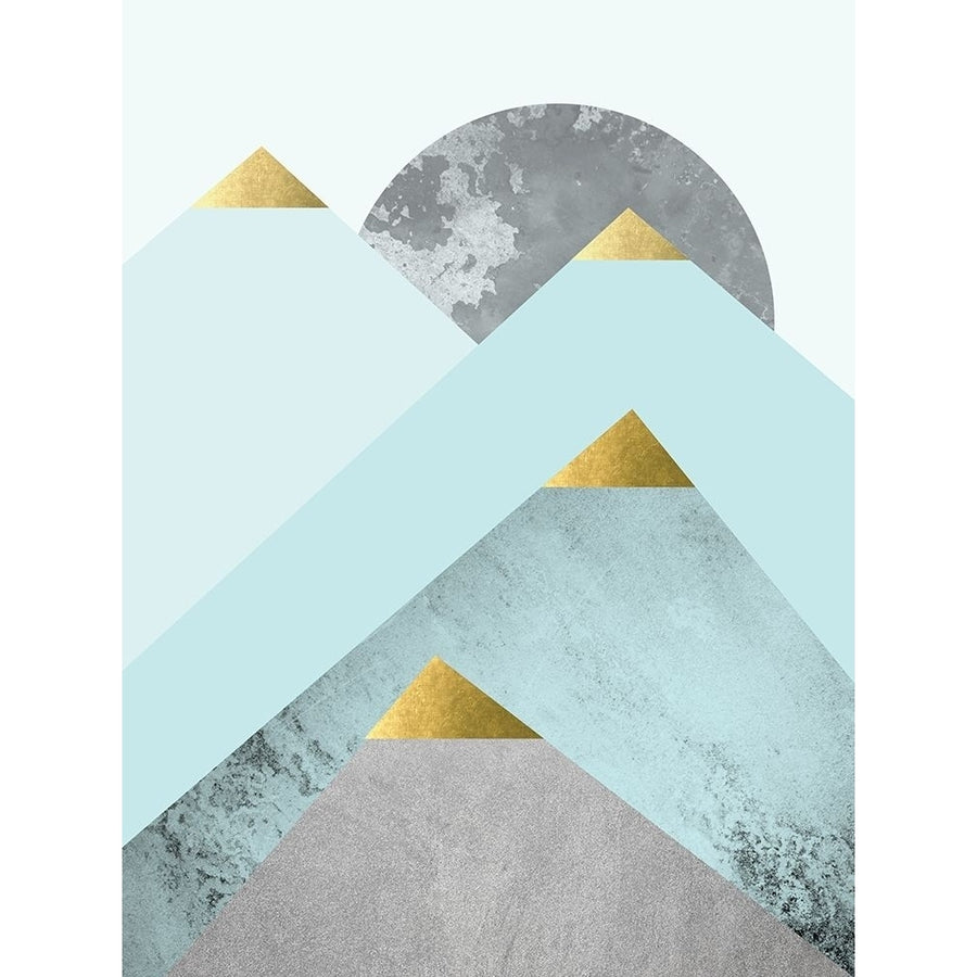 Turquoise Mountains 2 Poster Print by Urban Epiphany Urban Epiphany-VARPDXUERC010B Image 1