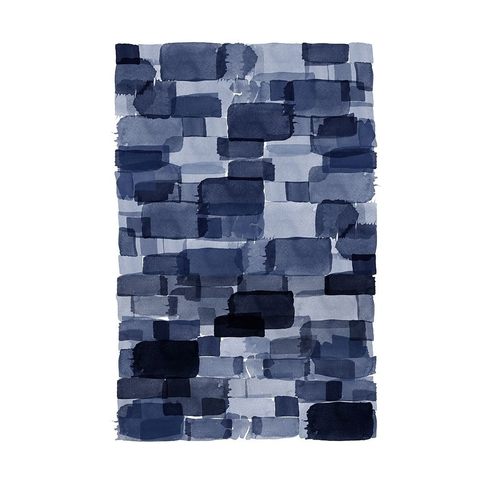 Navy Blue Watercolor Block Poster Print by Urban Epiphany Urban Epiphany-VARPDXUERC023A Image 1