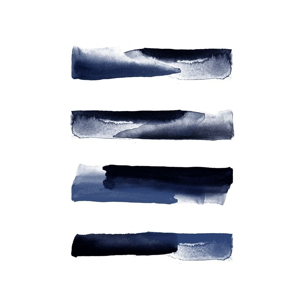 Navy Blue Watercolor Strokes Poster Print by Urban Epiphany Urban Epiphany-VARPDXUERC023B Image 1