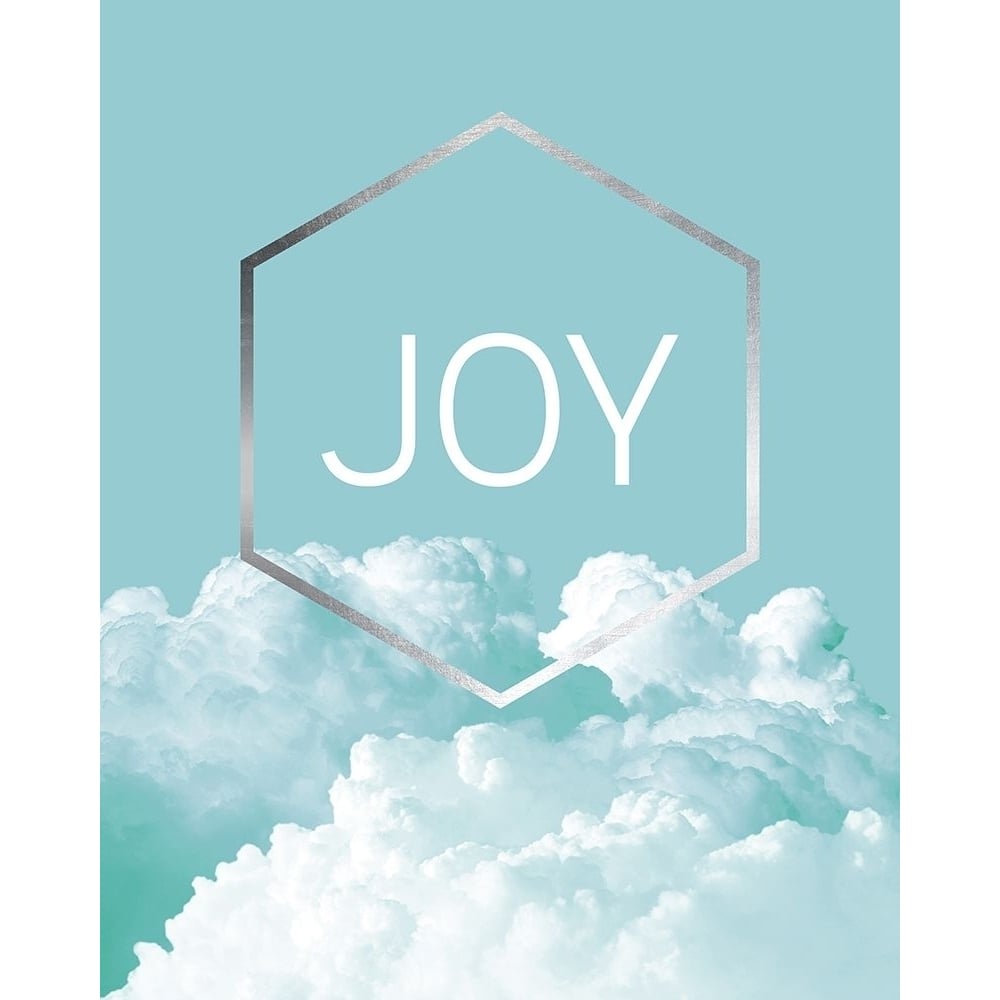 Love Joy Geo Turquoise 3 Poster Print by Urban Epiphany Urban Epiphany-VARPDXUERC043C Image 1