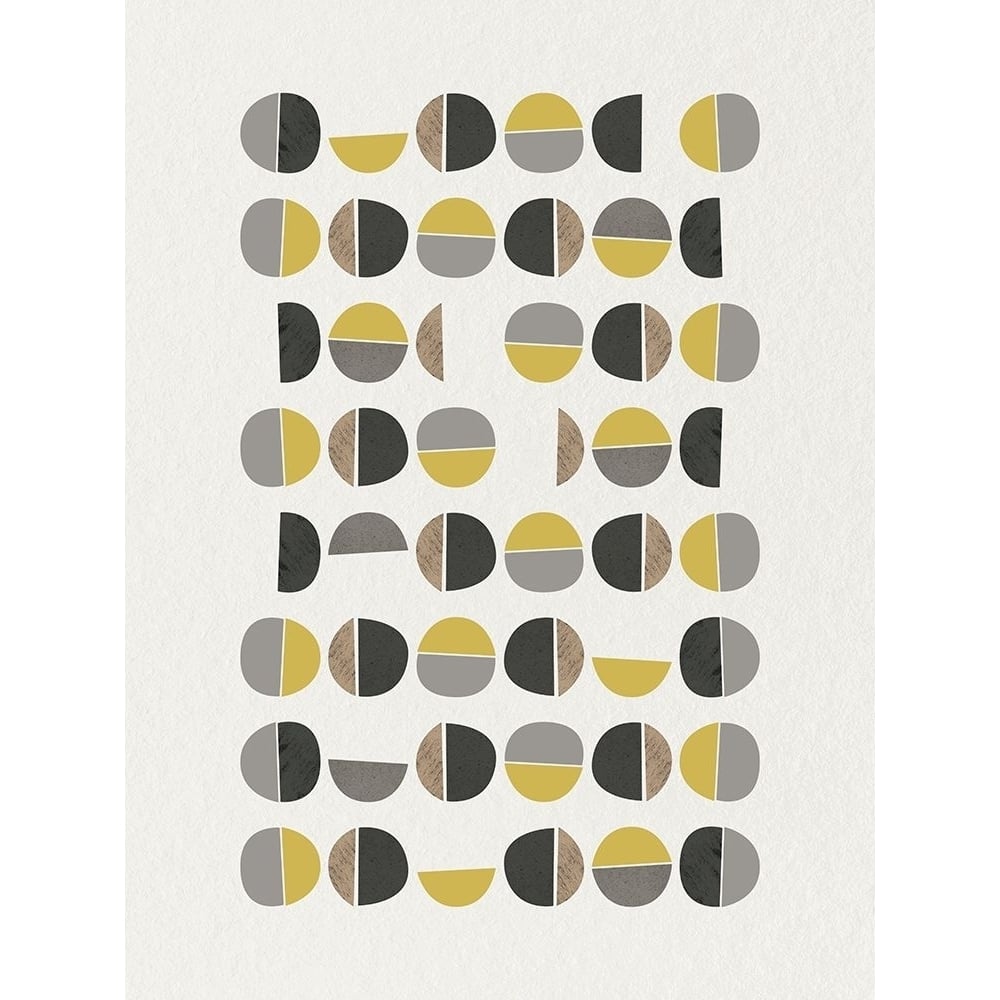 Mid Century Abstract Circle 9 Poster Print by Urban Epiphany Urban Epiphany-VARPDXUERC053C Image 1