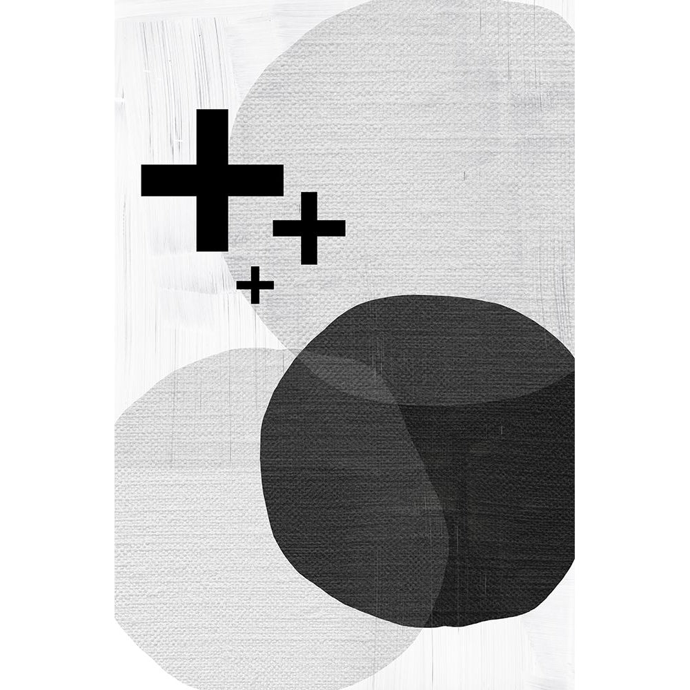 Black White Scandi Modern Poster Print by Urban Epiphany Urban Epiphany-VARPDXUERC058B Image 1