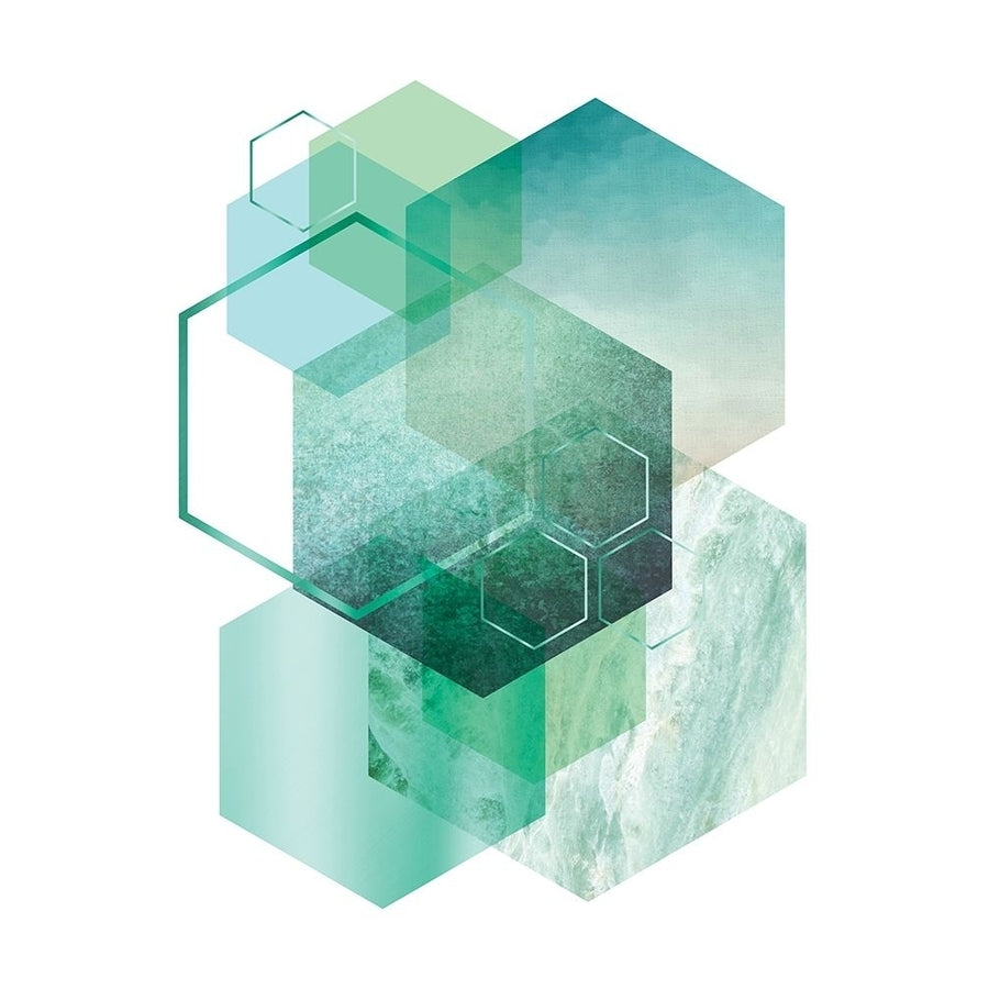 Geometric Minimalist Seafoam Poster Print by Urban Epiphany Urban Epiphany-VARPDXUERC057C Image 1