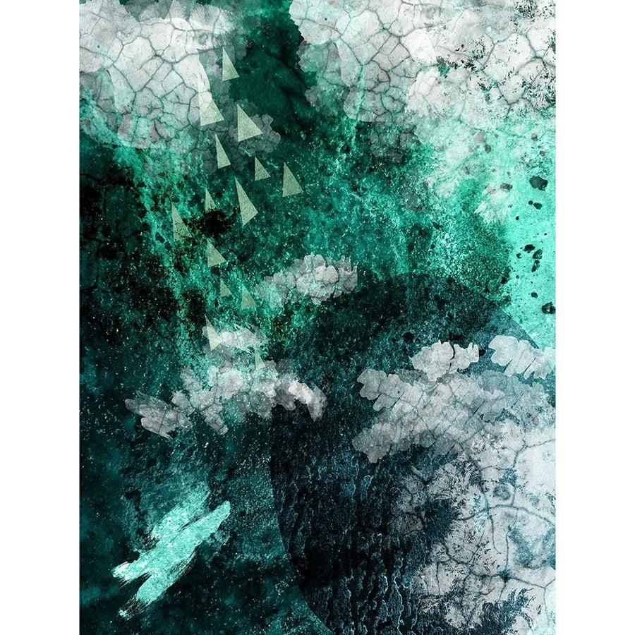 Teal Abstract B Poster Print by Urban Epiphany Urban Epiphany-VARPDXUERC081B Image 1