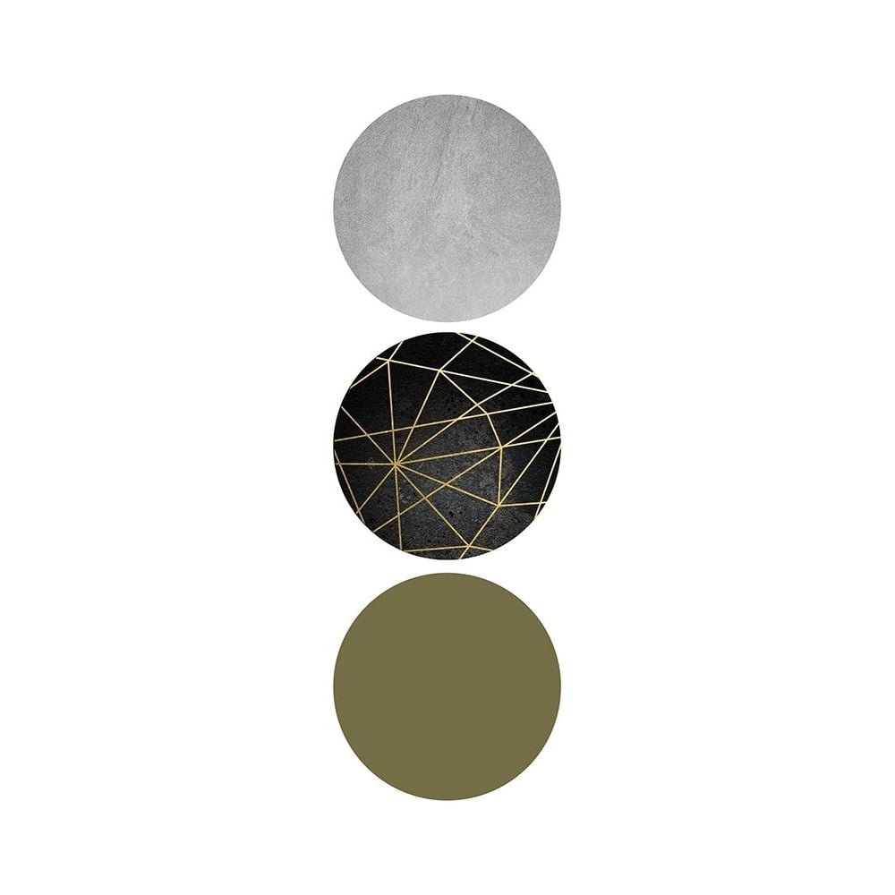 Olive Black Gold Geo 4 Poster Print by Urban Epiphany Urban Epiphany-VARPDXUERC091A1 Image 1