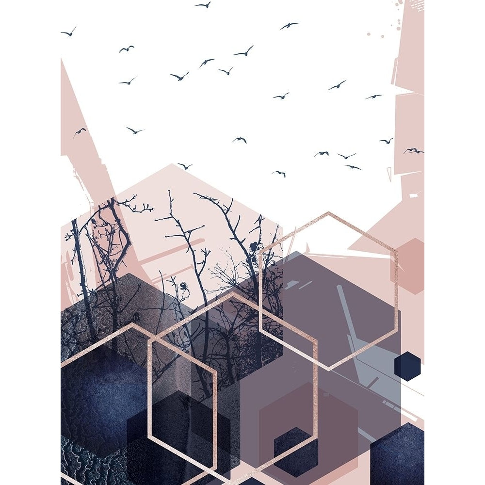 Geo Birds 3 Poster Print by Urban Epiphany Urban Epiphany-VARPDXUERC104C Image 1