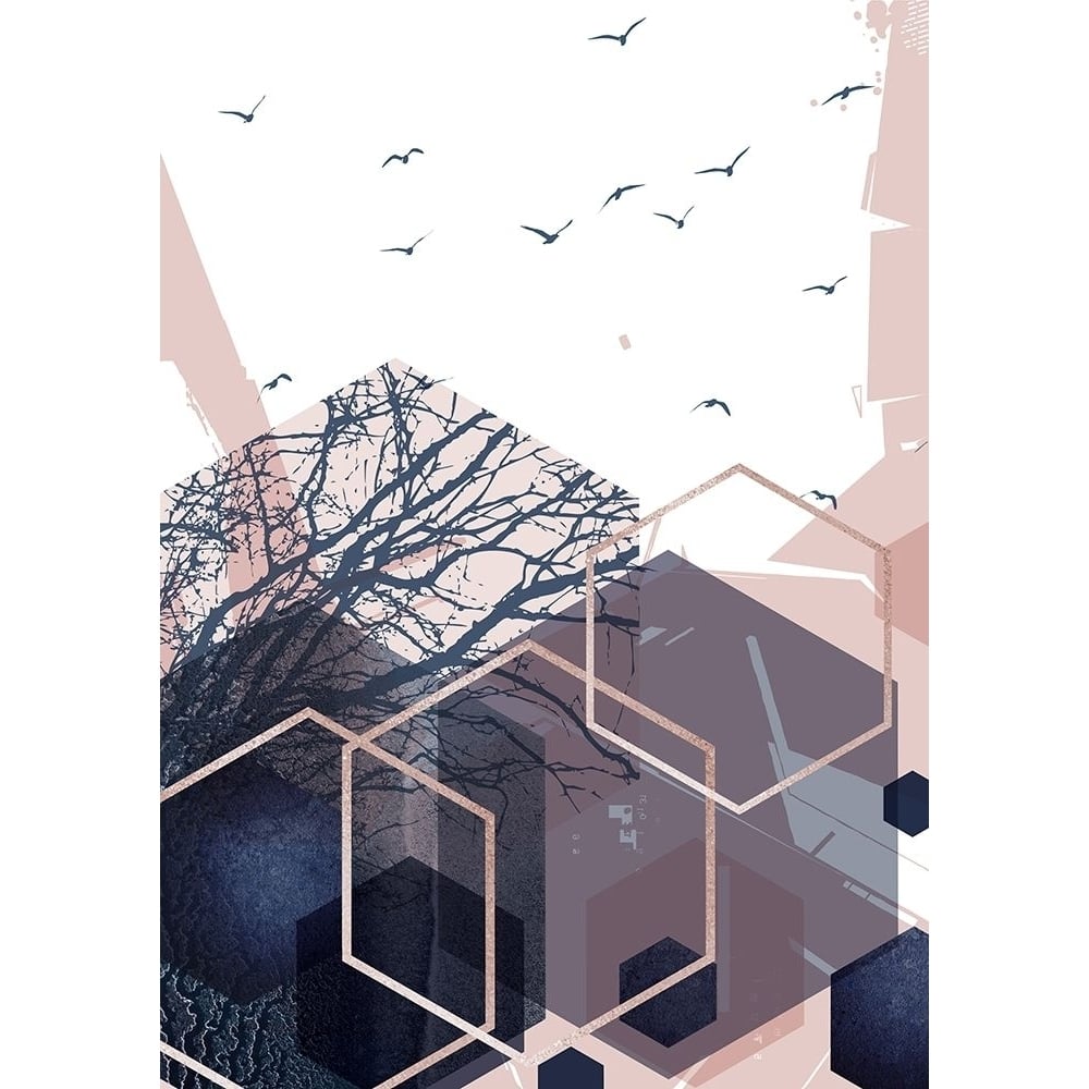 Geo Birds 2 Poster Print by Urban Epiphany Urban Epiphany-VARPDXUERC104B Image 1