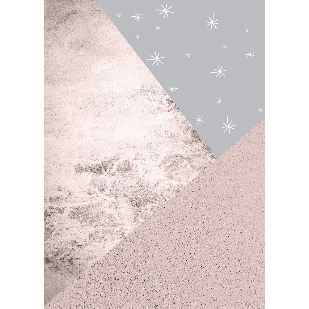 Blush Pink Grey Mountains 1 Poster Print by Urban Epiphany Urban Epiphany-VARPDXUERC126A Image 1