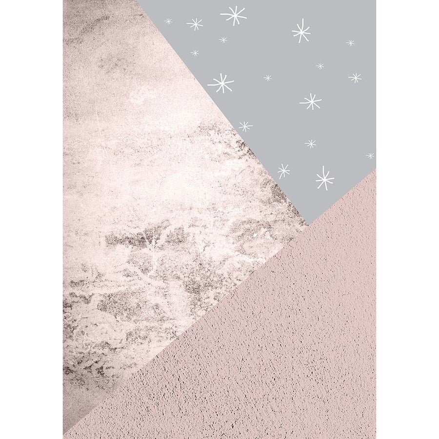 Blush Pink Grey Mountains 1 Poster Print by Urban Epiphany Urban Epiphany-VARPDXUERC126A Image 1