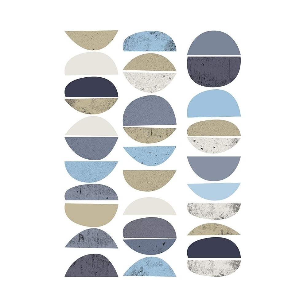 MidCentury Navy Taupe 2 by Urban Epiphany-VARPDXUERC182B Image 1