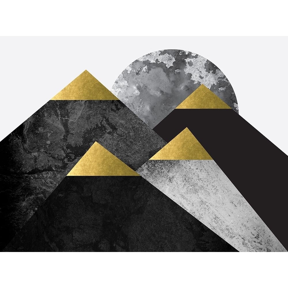 Black and Gold Mountains 2 by Urban Epiphany-VARPDXUERC190D Image 1