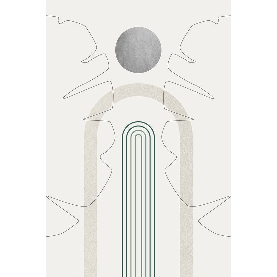 Mid Century Modern Gray Moon 1 by Urban Epiphany-VARPDXUERC222A Image 1