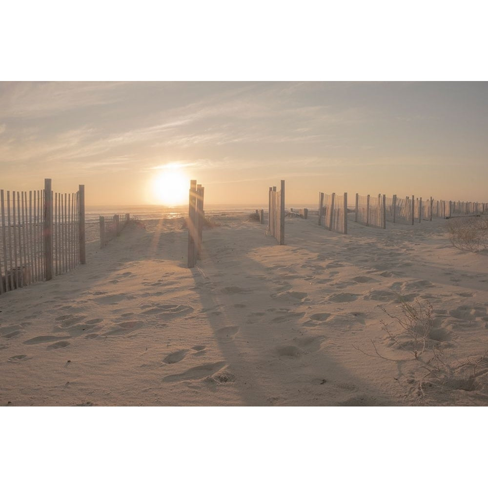 Sunset Beach Dune Poster Print - J:L Design-VARPDXUL102A Image 1