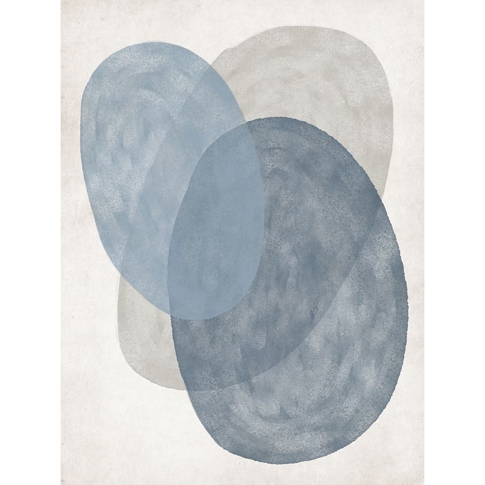 Blue Water Circles I Poster Print - Design J:L-VARPDXUL155A Image 1