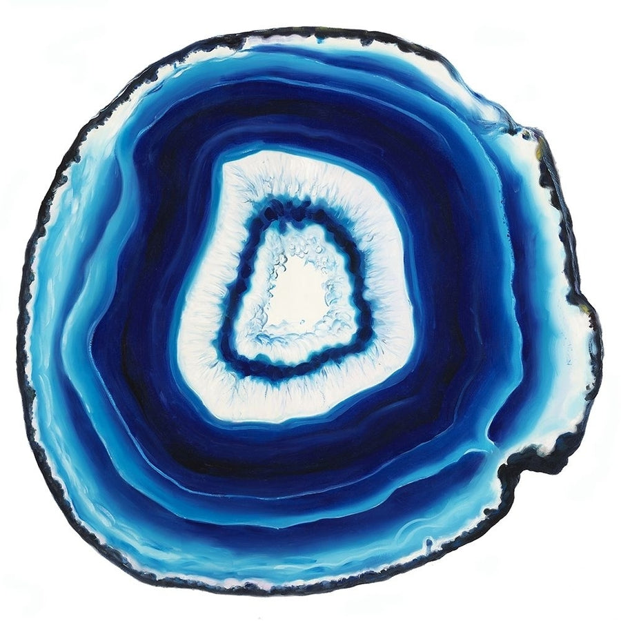 Agate Slice Blue Poster Print by Urban Road Urban Road-VARPDXUR11064A Image 1