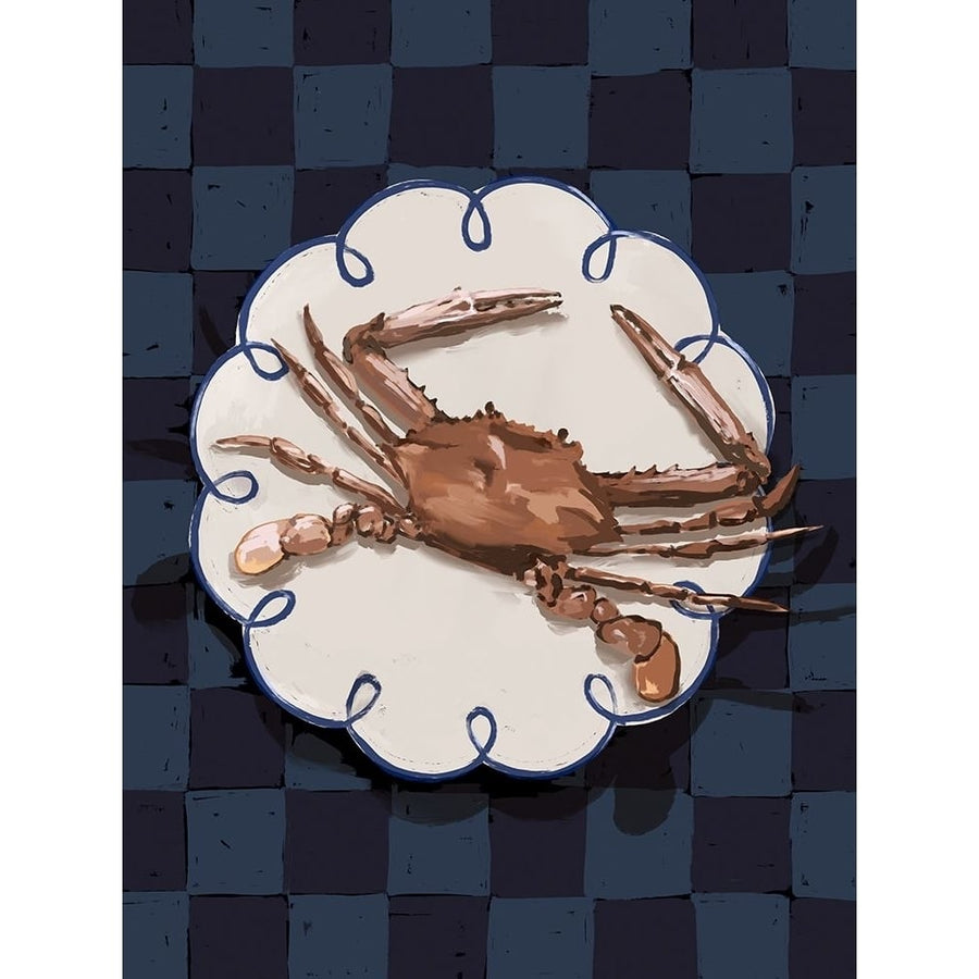 Crustacean Deep Blue Poster Print - Road Urban-VARPDXUR1901 Image 1