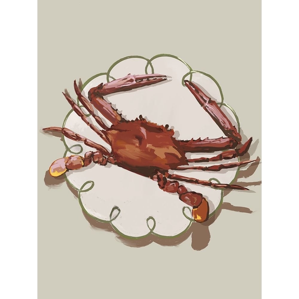 Crustacean Beige Poster Print - Road Urban-VARPDXUR1911 Image 1