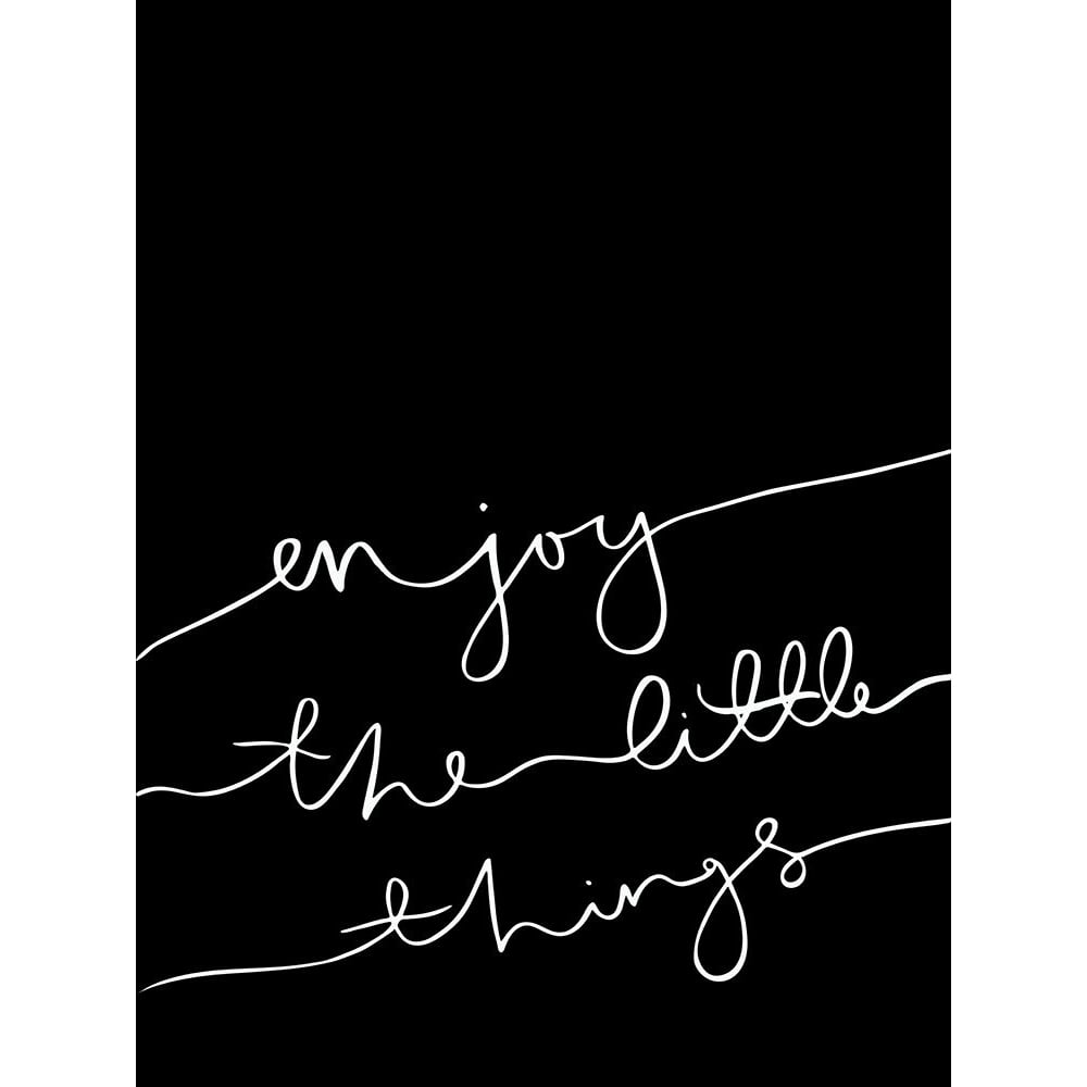 Enjoy the little things Poster Poster Print by Urban Road Urban Road-VARPDXURP200 Image 1