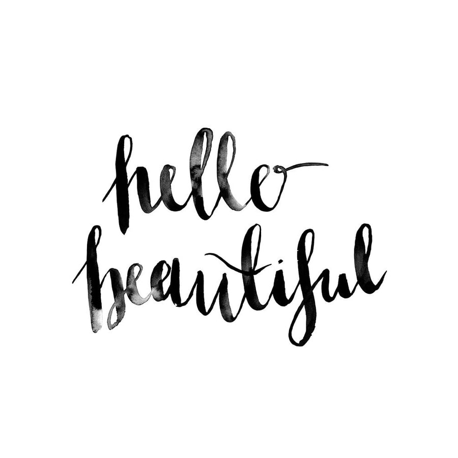 Hello Beautiful Script Poster Poster Print by Urban Road Urban Road-VARPDXURP64 Image 1