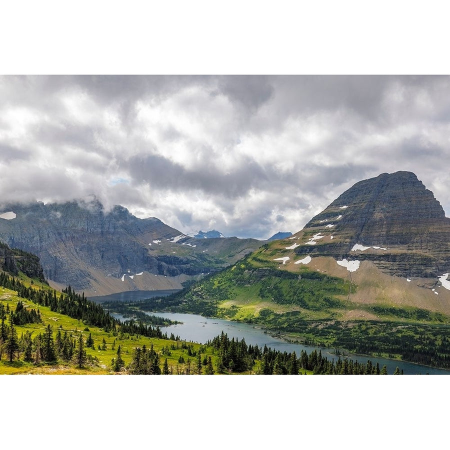 Hidden Lake and Bearhat Mountain in Glacier National Park-Montana-USA Poster Print - Chuck Haney-VARPDXUS27CHA5239 Image 1