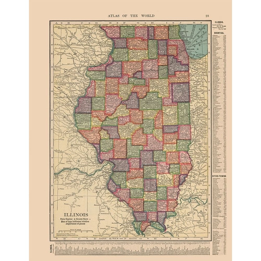 Illinois - Hammond 1910 Poster Print by Hammond Hammond-VARPDXUSIL0002 Image 1