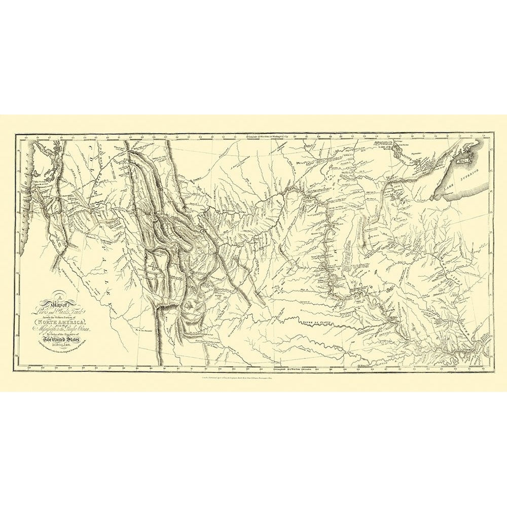 Lewis and Clark Track Across North America Poster Print by Clark Clark-VARPDXUSLC0002 Image 1