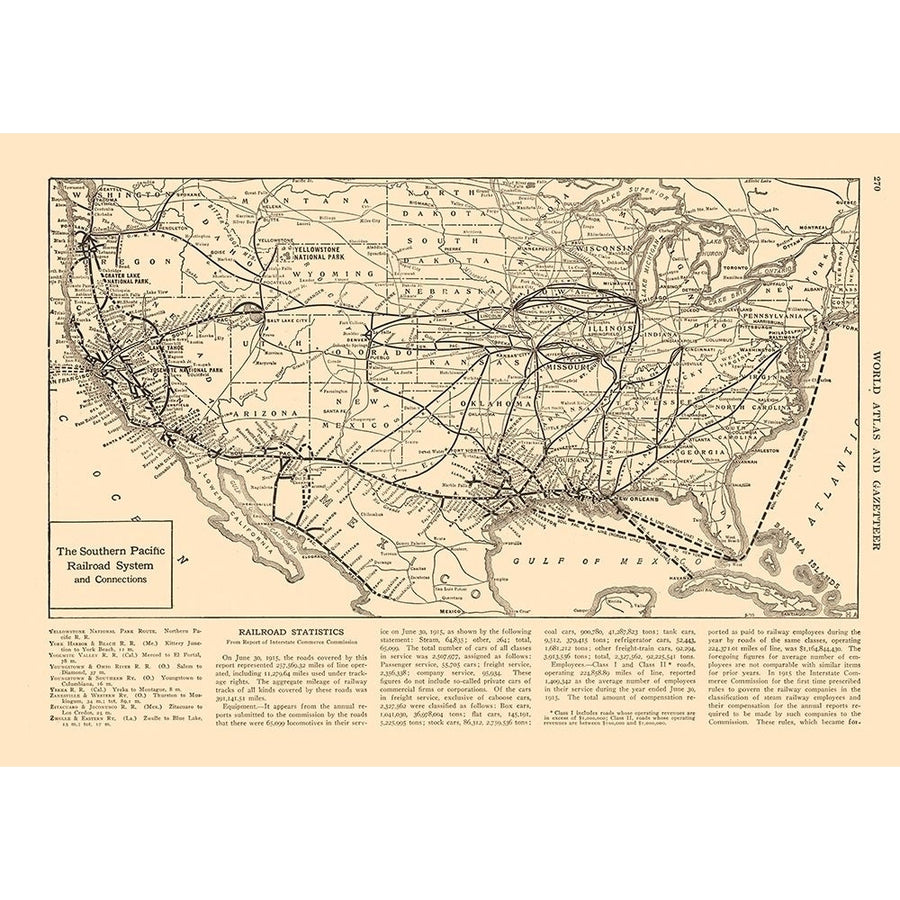 Southern Pacific Railroad - Reynold 1921 Poster Print by Reynold Reynold-VARPDXUSRR0006 Image 1