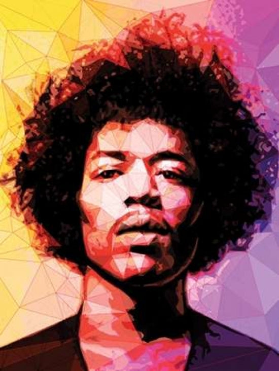 Jimi Poster Print by Enrico Varrasso-VARPDXVAR01 Image 1