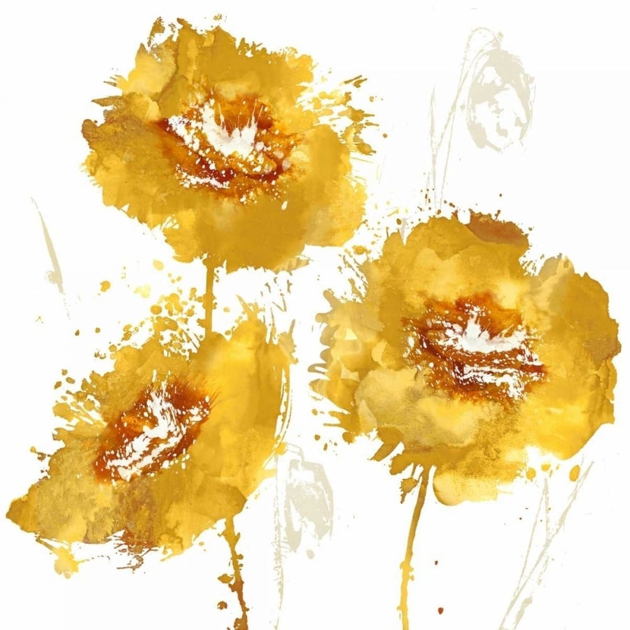 Flower Burst Trio in Amber Poster Print by Vanessa Austin-VARPDXVAU113310 Image 1