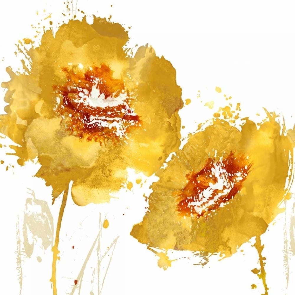 Flower Burst in Amber II Poster Print by Vanessa Austin-VARPDXVAU113496 Image 1