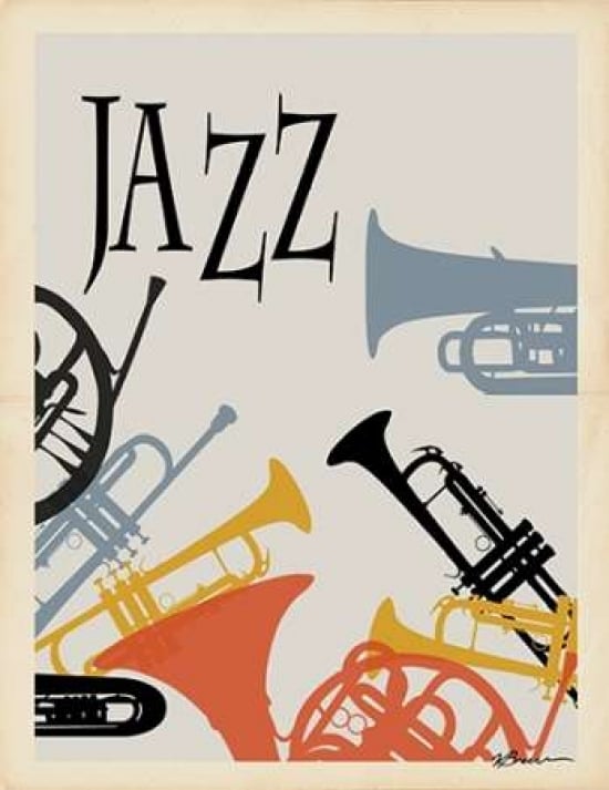 Jazz 1 Poster Print by Victoria Brown-VARPDXVBRC058A Image 1