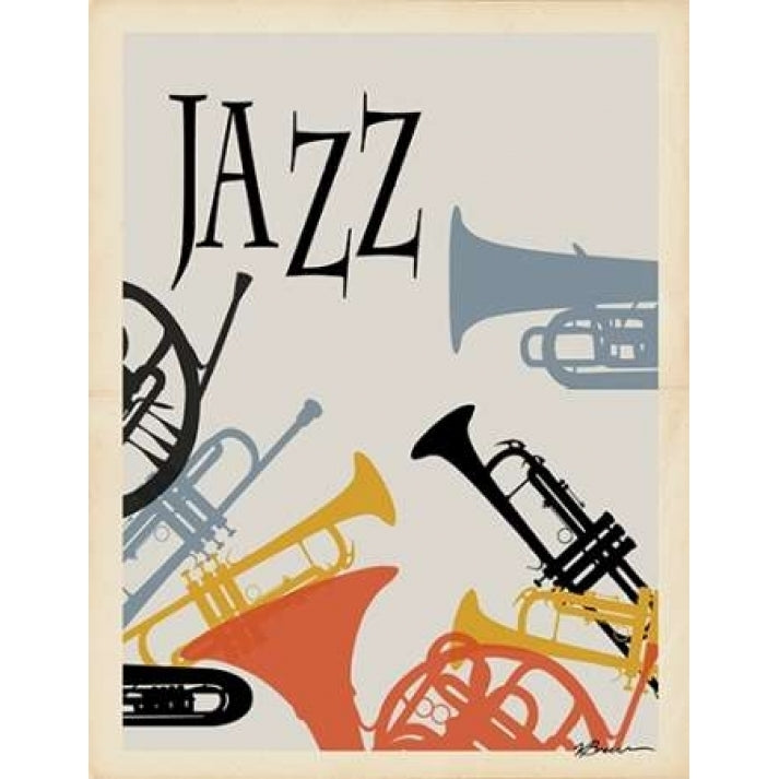 Jazz 1 Poster Print by Victoria Brown-VARPDXVBRC058A Image 2