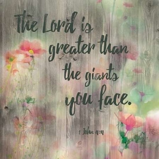 Lord Is Greater Poster Print by Brown Victoria Brown-VARPDXVBSQ079B Image 2