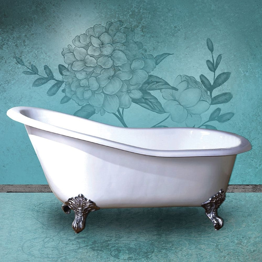 Aqua Tub Poster Print - Victoria Brown-VARPDXVBSQ133C Image 1