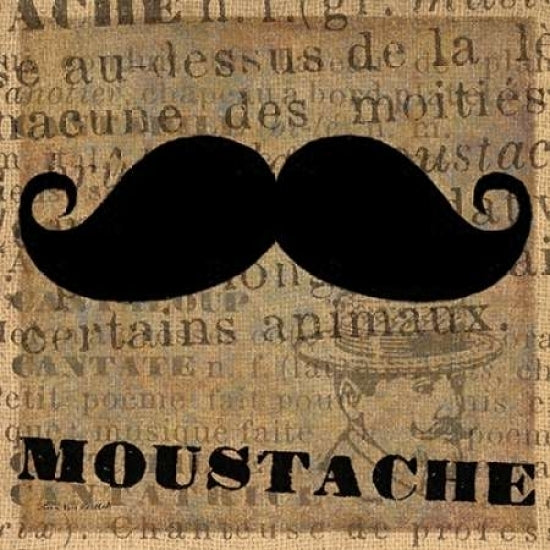 Moustache Poster Print by Lisa Ven Vertloh-VARPDXVEN100 Image 1