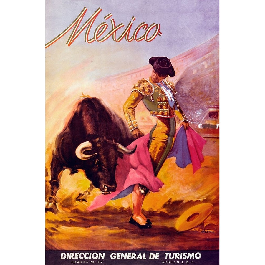 Turismo Mexico I Poster Print - Apple Collection Vintage-VARPDXVINAPP113794 Image 1