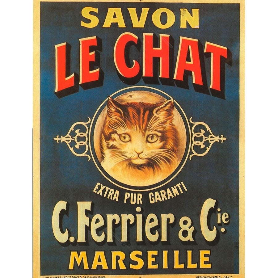 Savon Le Chat Poster Print - Apple Collection Vintage-VARPDXVINAPP114455 Image 1