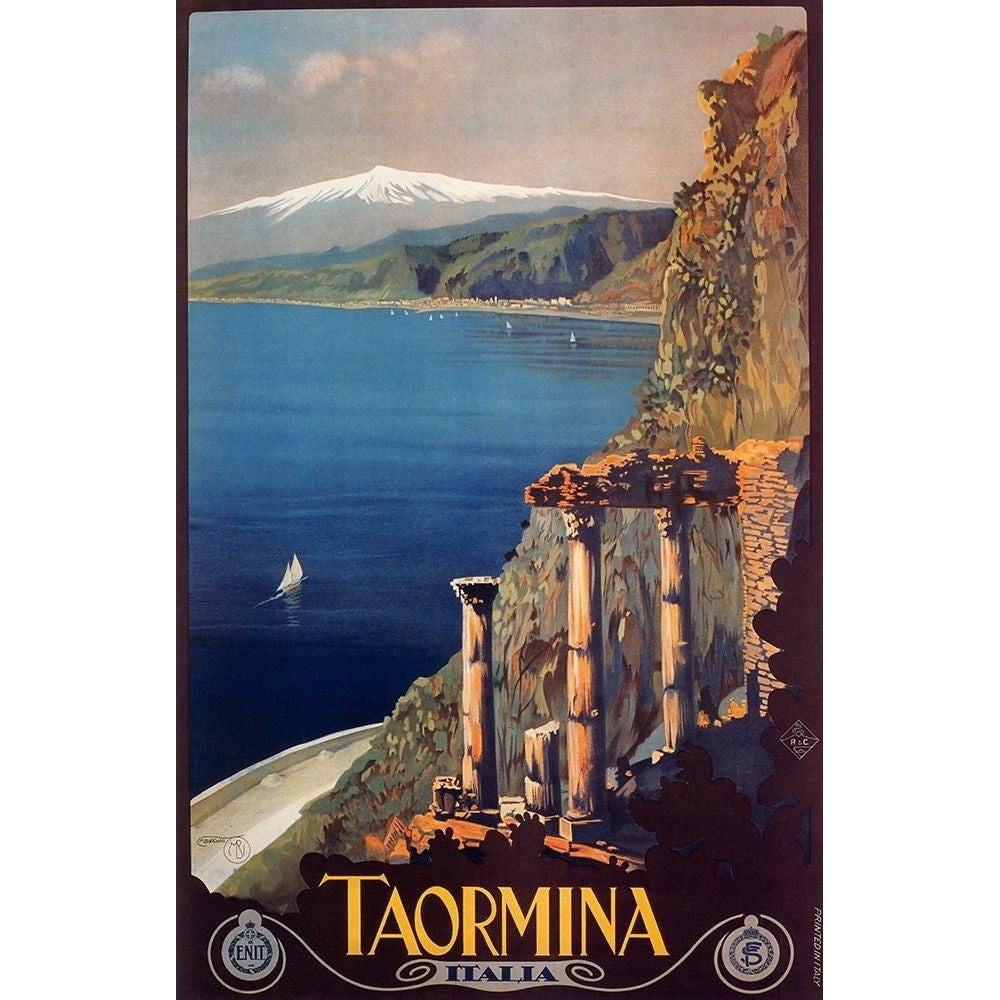 Taormina Poster Print - Apple Collection Vintage-VARPDXVINAPP113611 Image 1