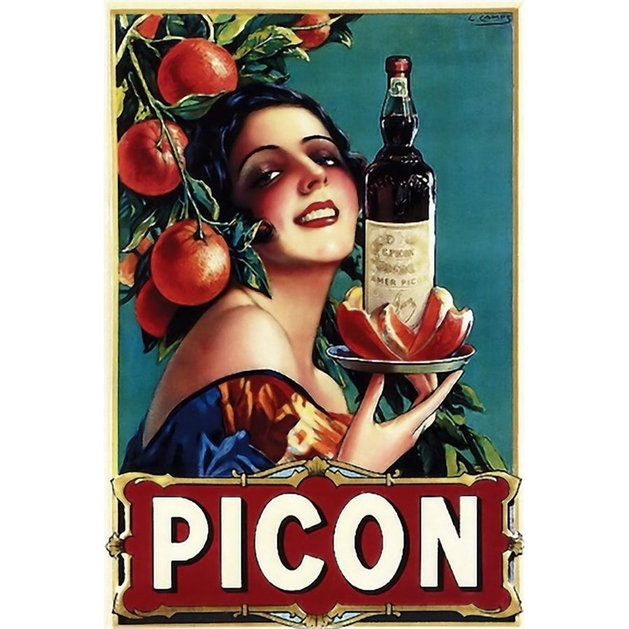 Picon Liquor Poster Print - Apple Collection Vintage-VARPDXVINAPP114453 Image 1