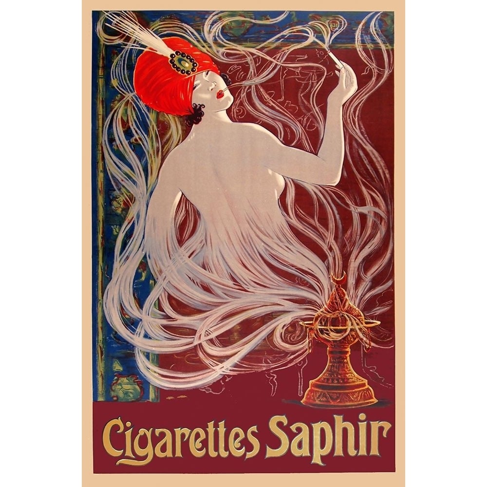 Cigarettes Saphir Poster Print - Apple Collection Vintage-VARPDXVINAPP116517 Image 1