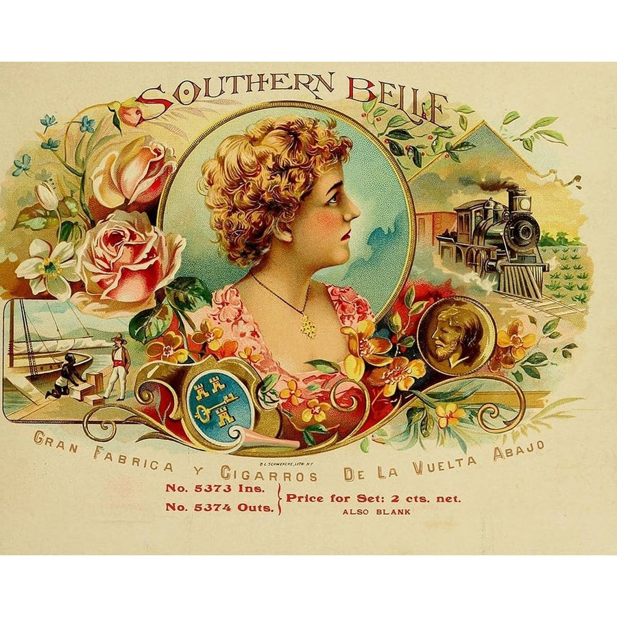 Southern Belle Poster Print - Apple Collection Vintage-VARPDXVINAPP116956 Image 1