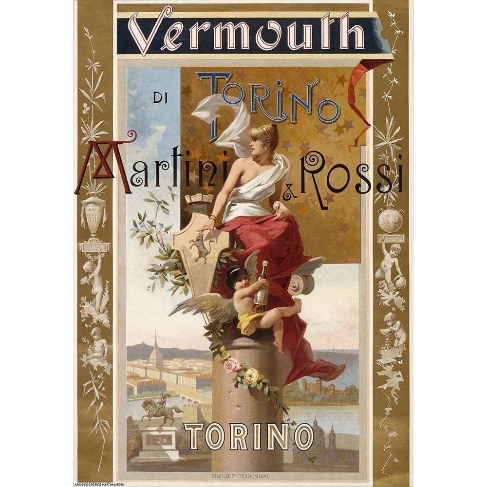 Vermouth Torino Rare Poster Print - Apple Collection Vintage-VARPDXVINAPP122856 Image 1